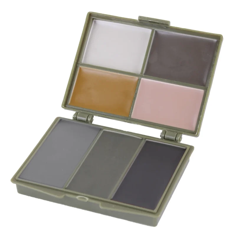 7 color camo face paint compact by rothco