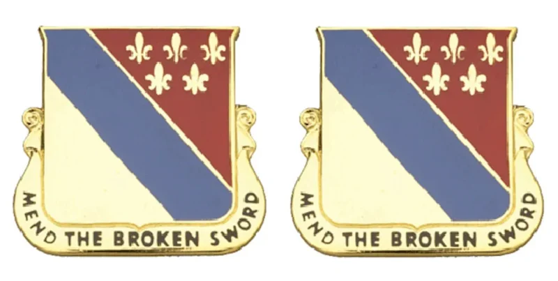 702nd support battalion insignia pair mend the broken sword