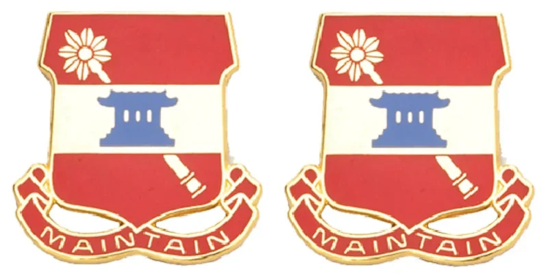 703rd support battalion insignia pair distinctive unit military