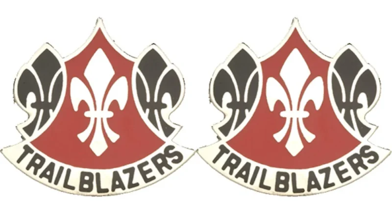 70th division trailblazers insignia pair training distinctive unit