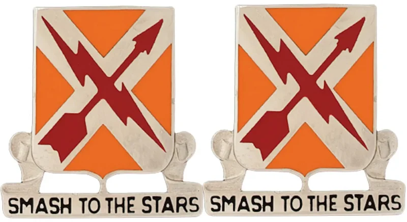 711th signal battalion insignia pair smash to the stars