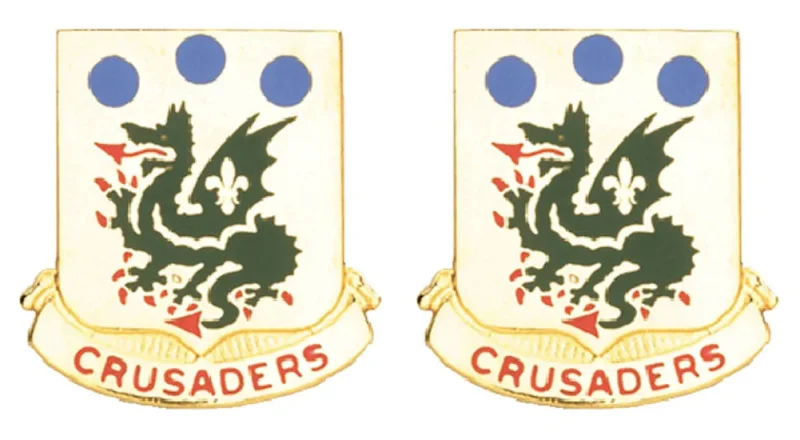 72nd armor crusaders insignia pair distinctive unit emblem