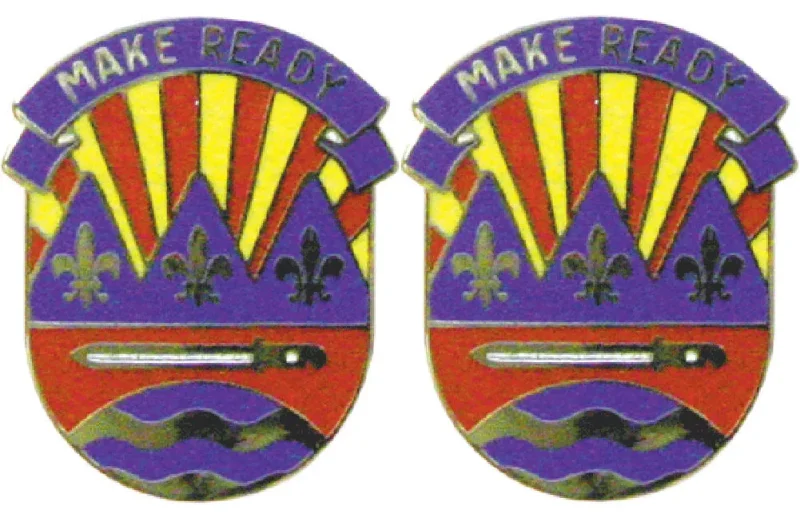 75th division insignia pair ready to wear