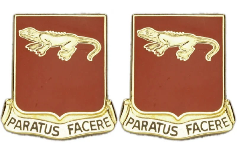 75th field artillery insignia pair paratus facere