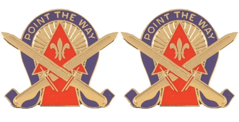 76th infantry brigade insignia pair point the way