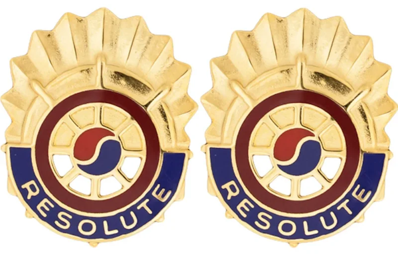 7th transportation group insignia pair resolute