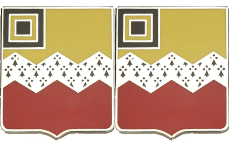 80th field artillery insignia set pair