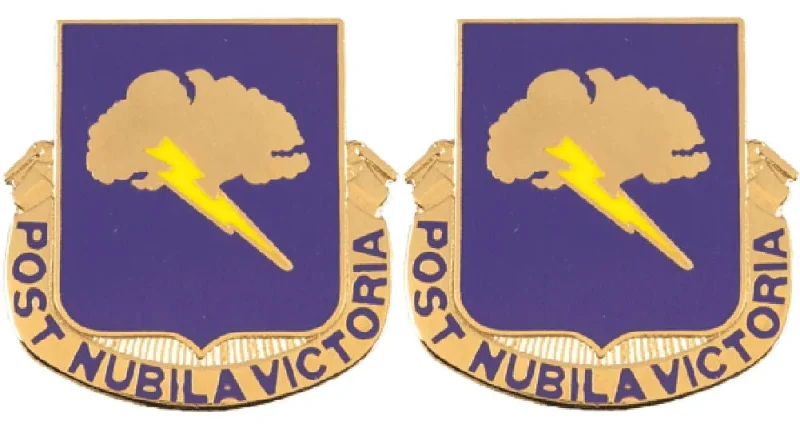 82nd chemical battalion insignia pair post nubila victoria