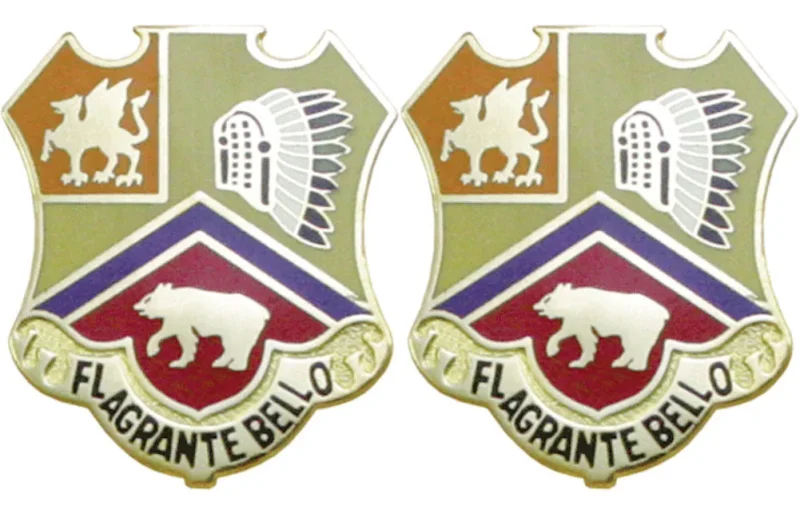 83rd field artillery unit insignia pair flagrante bello