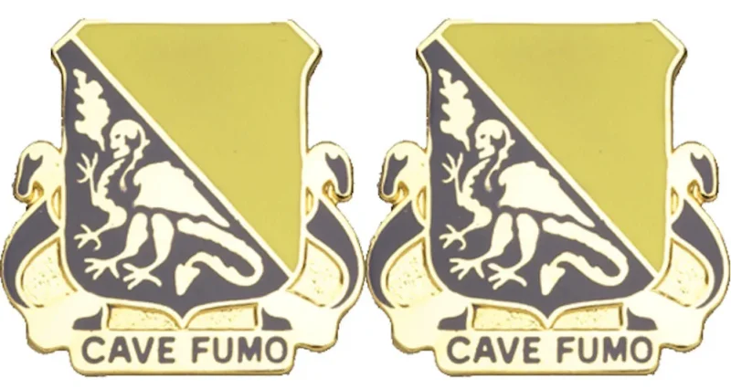 84th chemical battalion insignia pair cave fumo