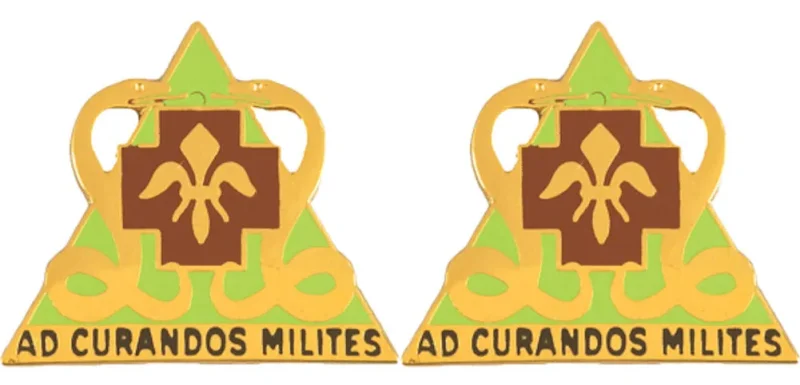 85th medical battalion insignia set ad curandos milites