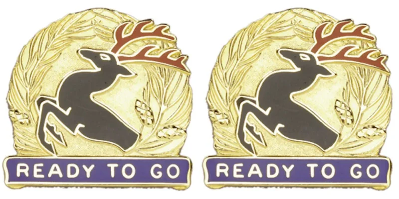 86th armored brigade insignia pair ready to wear