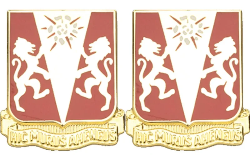 86th field artillery insignia pair distinctive unit symbol