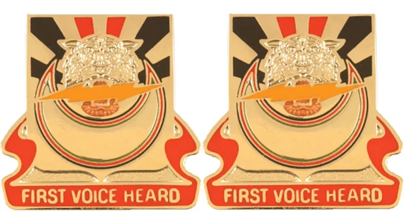 86th signal battalion insignia set first voice heard