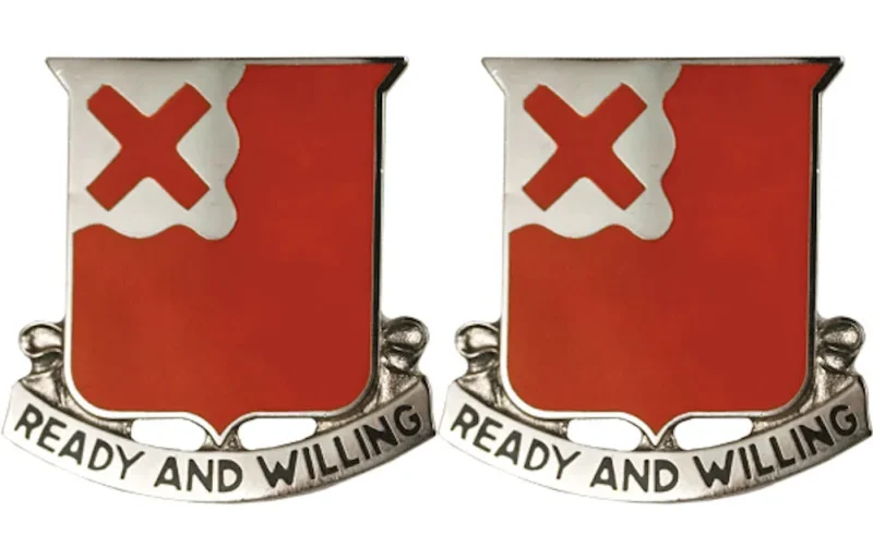 875th engineer battalion insignia pair