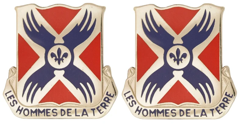 877th engineer battalion crest set les hommes de la terre