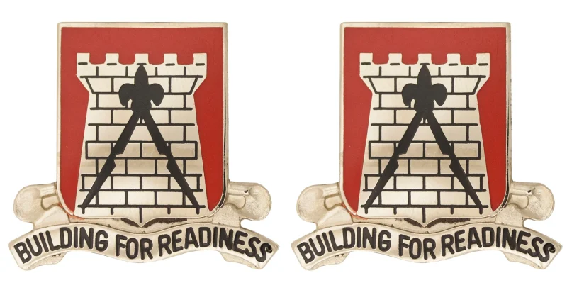 891st engineer battalion crest set building for readiness