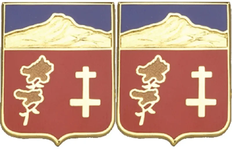 89th regiment insignia pair