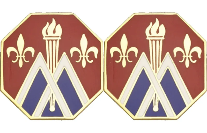 89th regional support command insignia pair