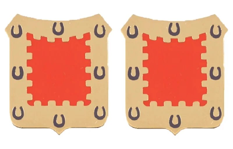 8th engineering battalion insignia set pair