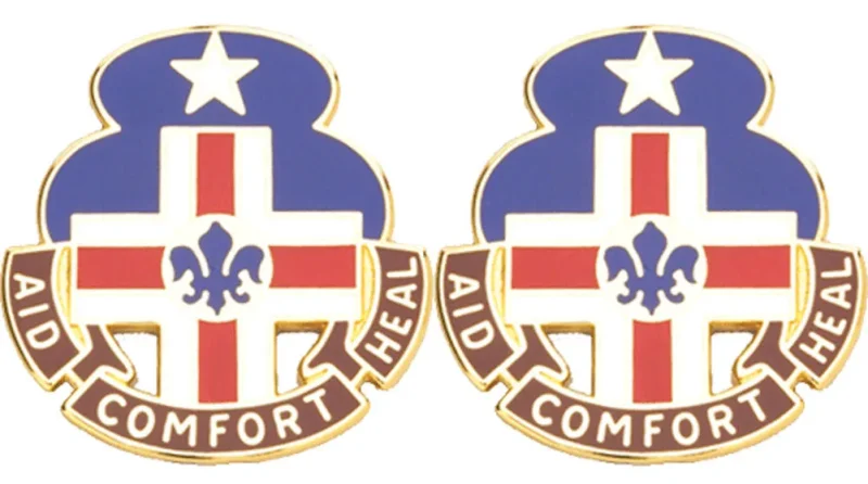 94th general hospital insignia pair aid comfort heal