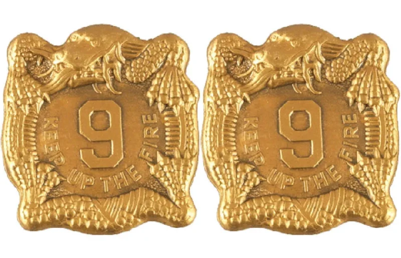 9th infantry regiment insignia pair keep up the fire