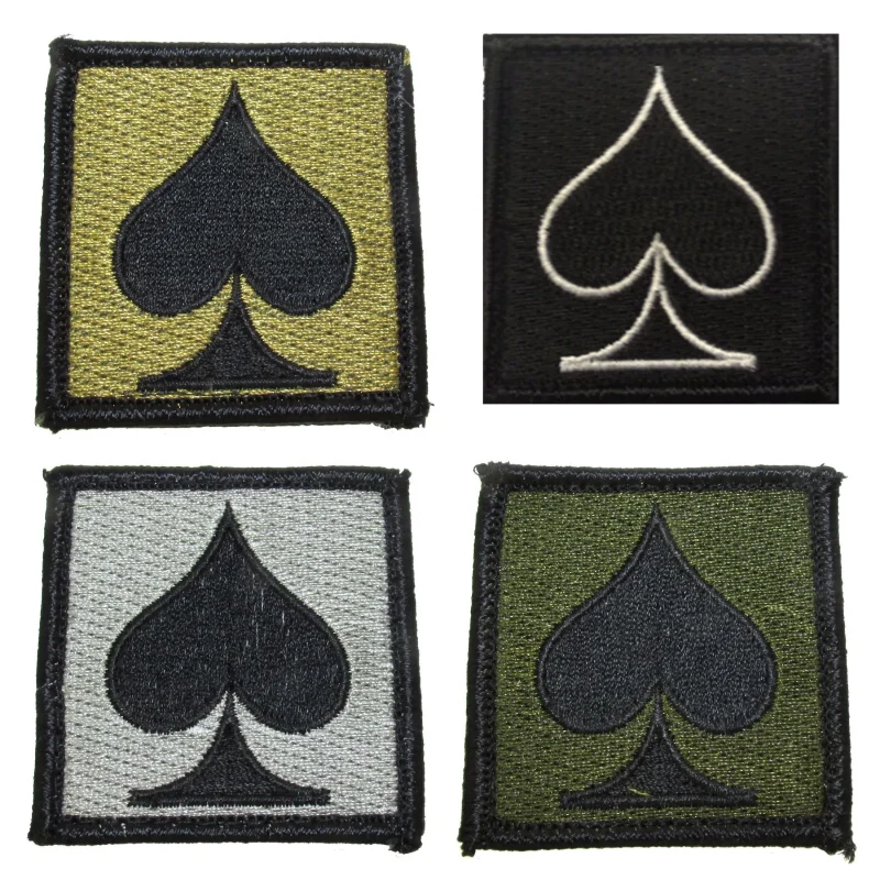 ace of spades patch multicolor