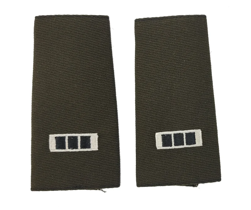 agsu wo 3 warrant officer 3 shoulder boards army epaulets scaled