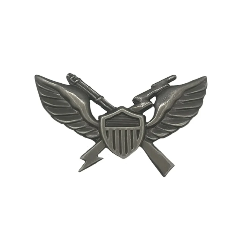 air assault metal pin badge