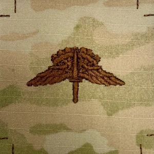 air force freefall wings 3 color ocp sew on badge