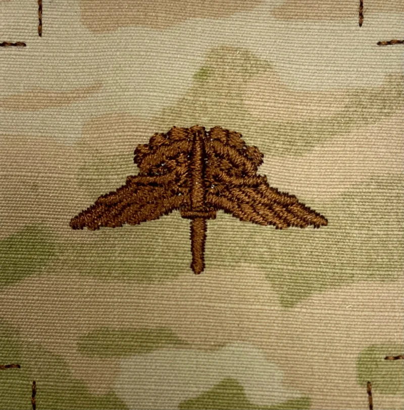 air force freefall wings 3 color ocp sew on badge