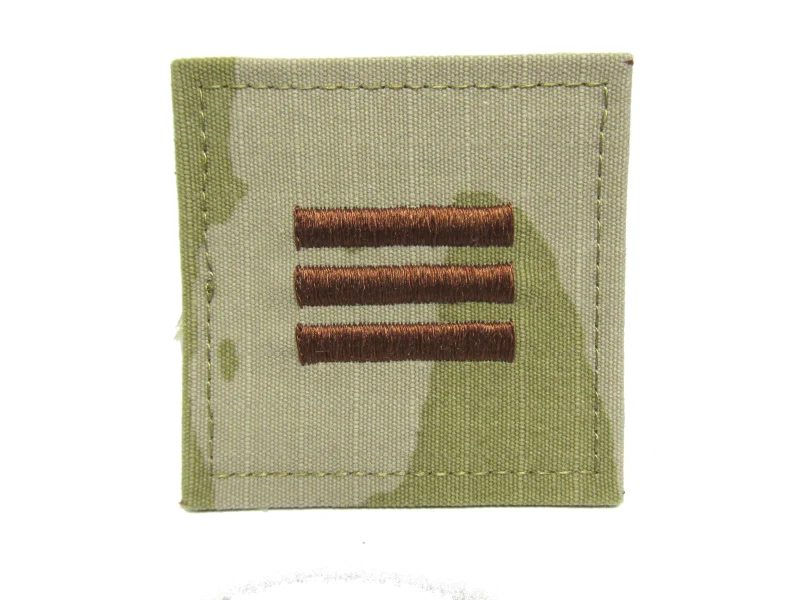 air force ocp spice brown rank patch with hook scaled