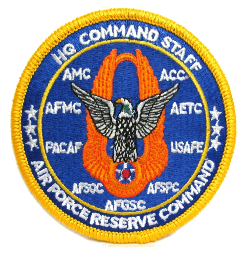 air force reserve command hq patch with hook backing scaled