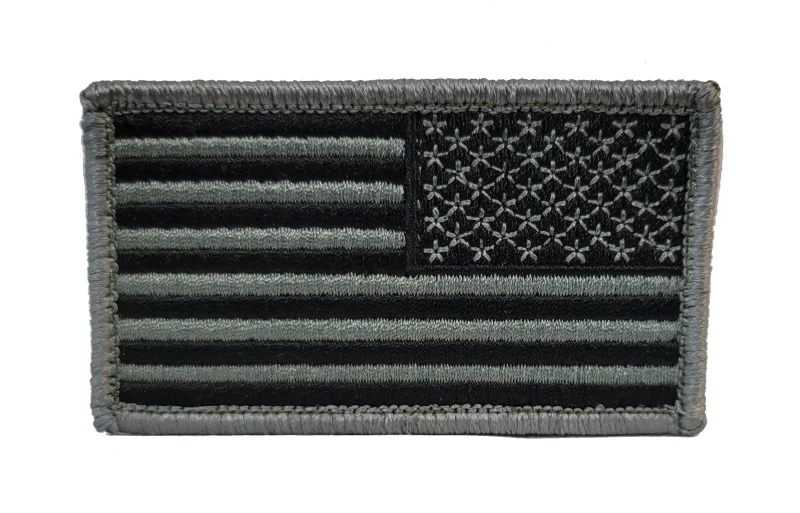 american flag patch acu foliage green reversible scaled