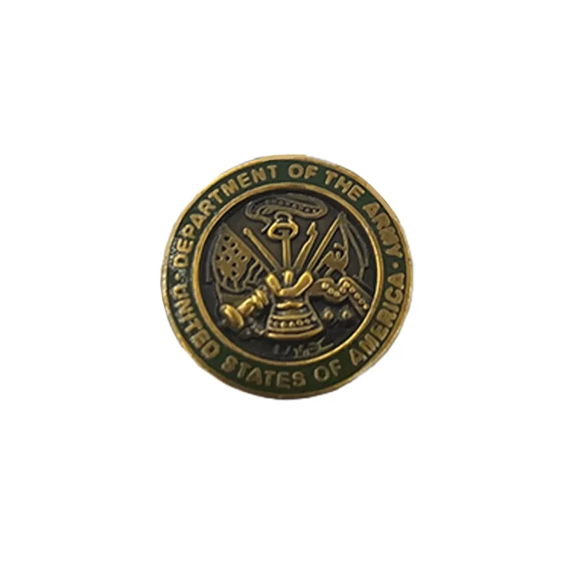 army department metal pin