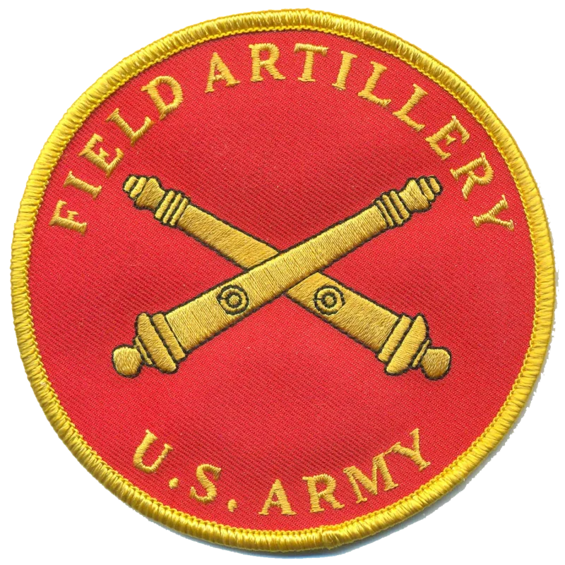 army field artillery 4 novelty sew on patch