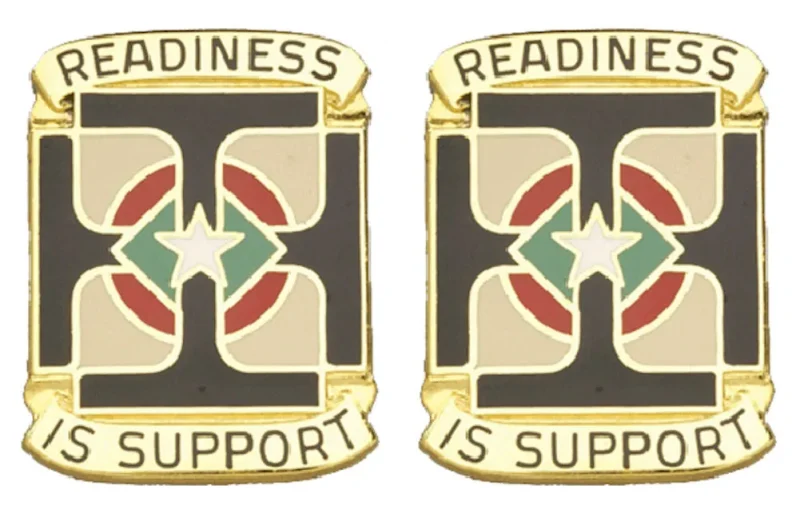 army reserve 171st support group insignia pair