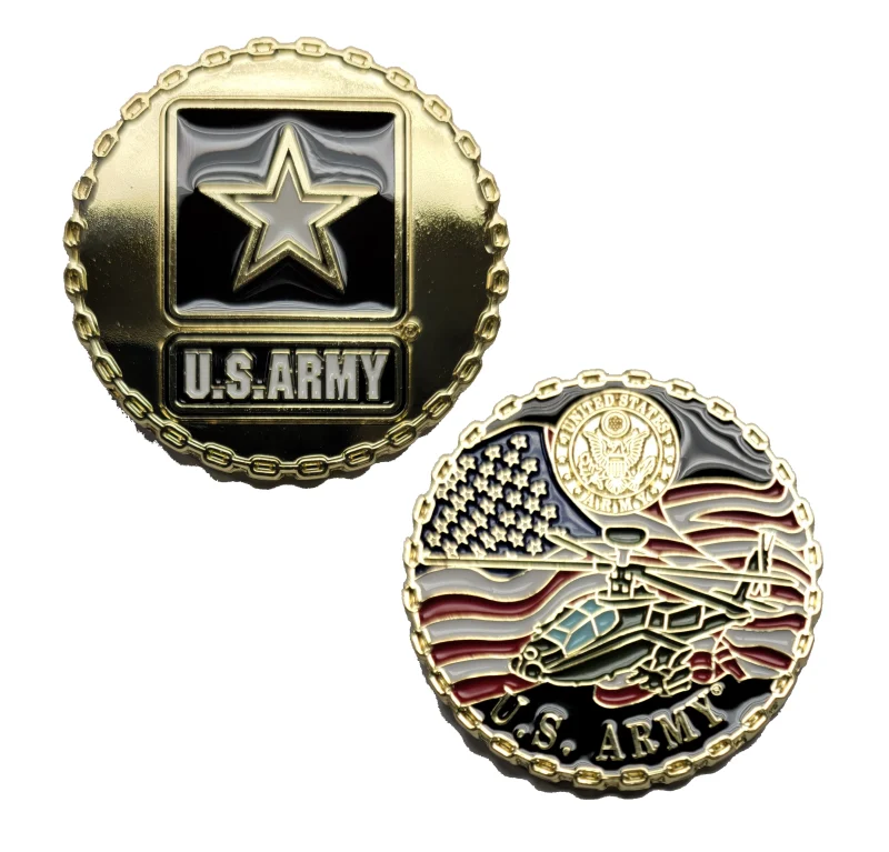 army star helicopter challenge coin u s army scaled