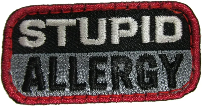 black allergy relief patch