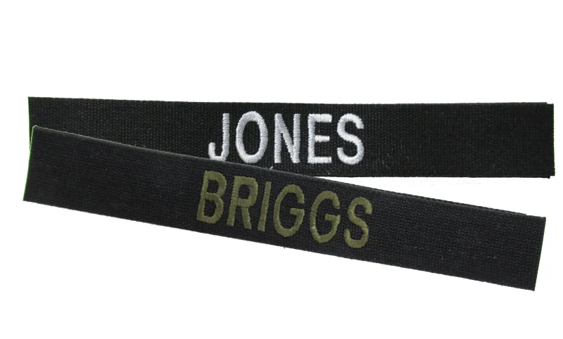 black cotton webbing sew on name tape scaled