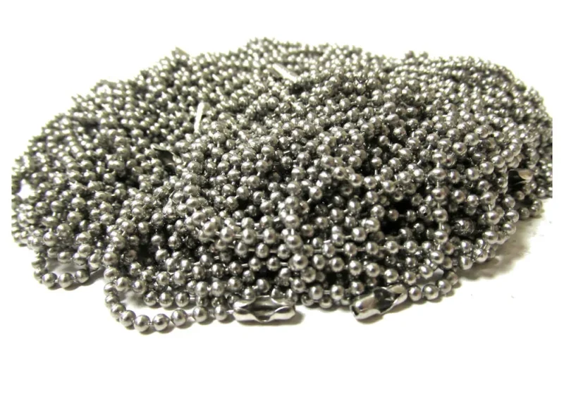 bulk dog tag chains silver or black 5 5 or 27 clearance sale