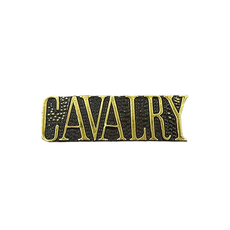 cavalry metal lapel pin