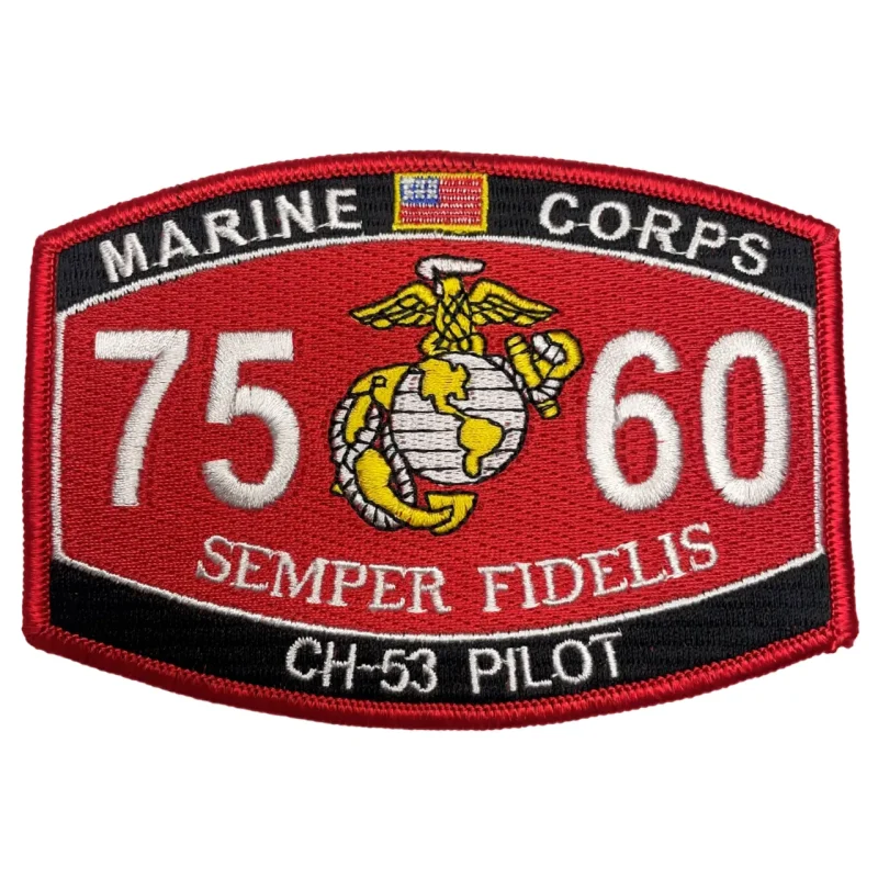 ch 53 pilot usmc sew on patch 7560 mos clearance sale