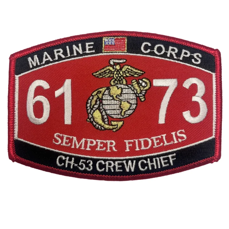 ch 53 usmc crew chief patch 6173 limited stock