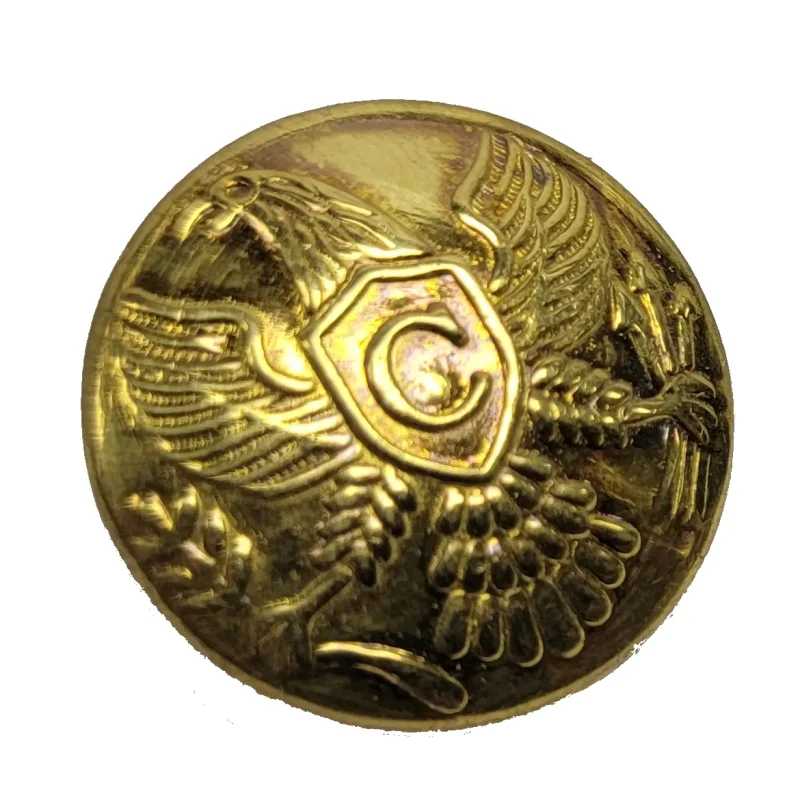 civil war cavalry officer uniform button