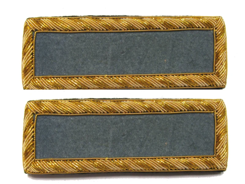 civil war union infantry officer shoulder boards scaled