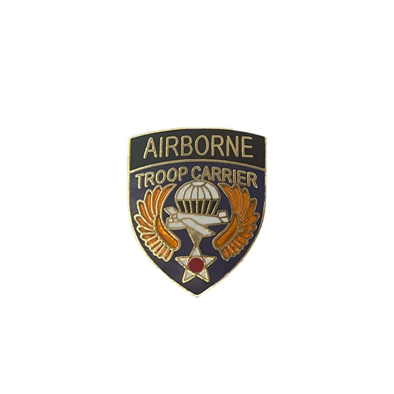 clear airborne troop carrier metal pin limited stock