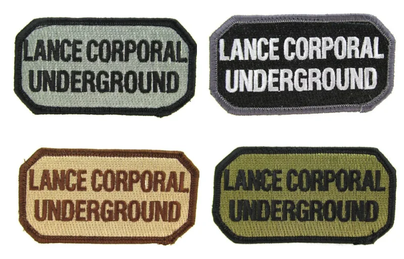 clearance lance corporal underground morale patch