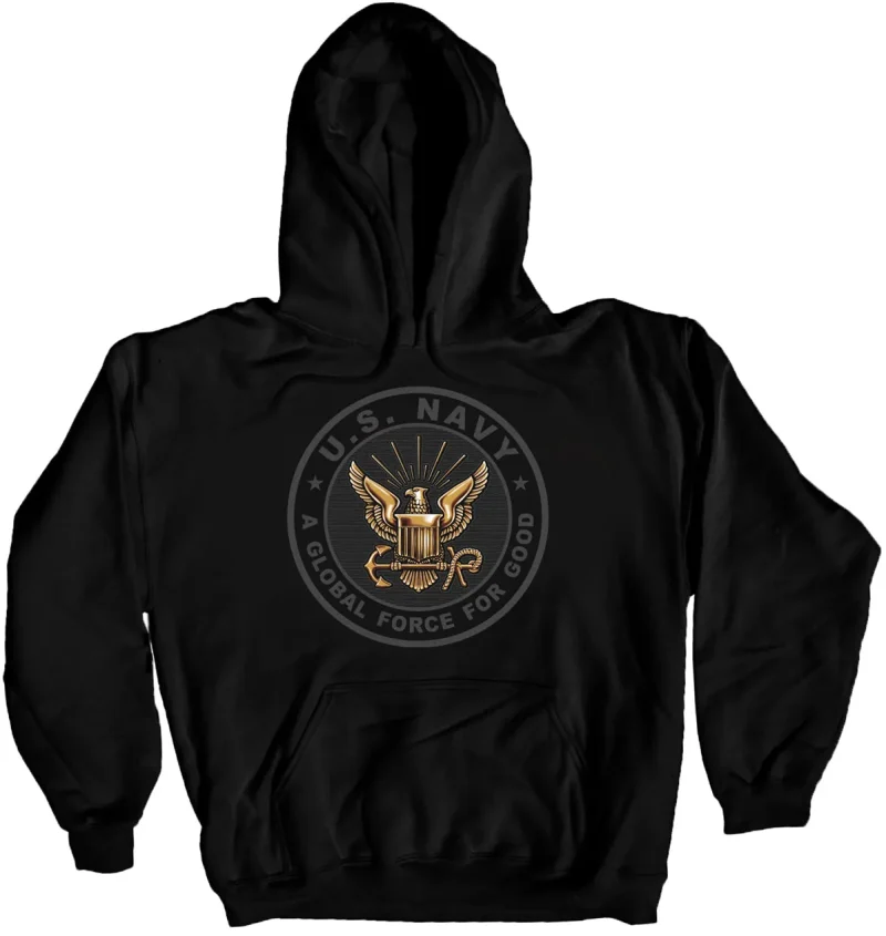 clearance u s navy hoodie global force for good