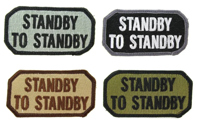 closeout morale patch standby to standby various colors save now